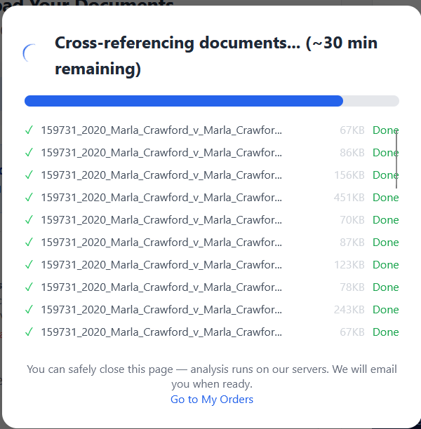 Cross-referencing documents