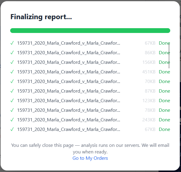 Finalizing report - all files done